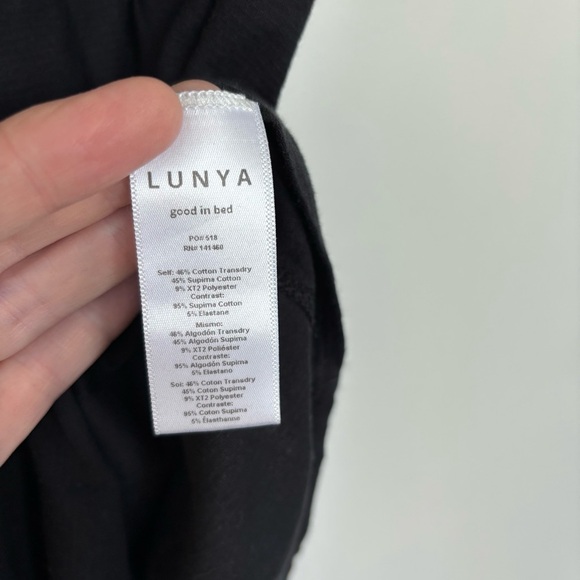 Lunya Black Tank Top Size S - Picture 4 of 5